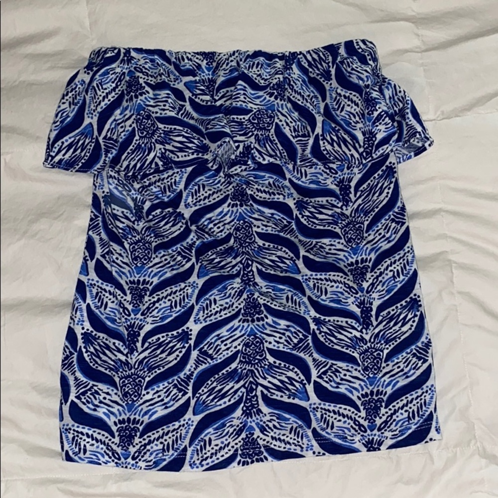 Strapless Lilly Pulitzer tip